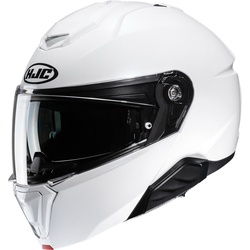 HJC i91 Solid Klapphelm, weiss, Größe XL für Männer