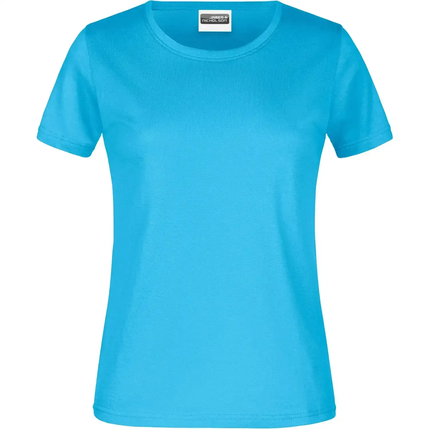 Damen Basic T-Shirt 180g/m2 "JN789" - XL - turquoise