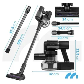 OEM Akku-Staubsauger Handstaubsauger Schwarz