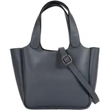 Cluty Henkeltasche Leder Blue
