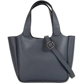 Cluty Henkeltasche Leder Blue
