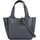 Cluty Henkeltasche Leder Blue