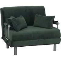 MCW Schlafcouch Cord 1-Sitzer Grün