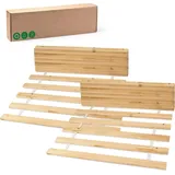 Lattenrost 160x200 cm - Rollrost Rolllattenrost 20 Holzlatten Tannenholz Roll Lattenrost ( 80 x 200cm 2er Set) Erwachsenen und Kinder-Bett unverste...