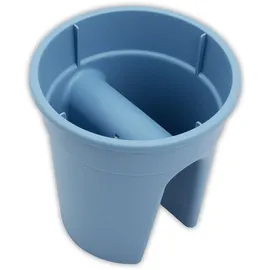 KHW Balkonkasten Flowerclip 27 x 27,5 cm Blau