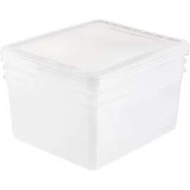 KEEEPER Aufbewahrungsbox Bea 3x1,7 L 2x5,6 L 3x18 L 8-tlg. transparent
