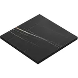 GGM Möbel Bistro Tischplatte | Schwarz Marmor | B:T 60 x 60 cm | Gastro Tischplatte