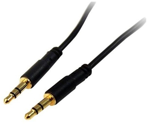 Slim 3.5mm Stereo Audio Cable - M/M - audio cable - 1.8 m