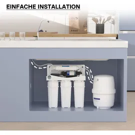 Naturewater 3 G Wassertank (11,35 L) für Umkehrosmose Wasser, Container lebensmittelecht, Vorratsbehälter mit Membran aus Butylkautschuk