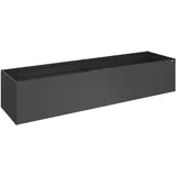 Biohort HochBeet 401 x 102 x 77 cm Dunkelgrau-Metallic