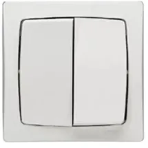 Legrand Aufputz Doppeltaster Oteo Weiß 086021