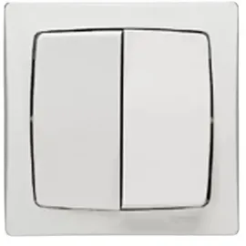 Legrand Aufputz Doppeltaster Oteo Weiß 086021