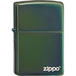 Zippo Feuerzeug ZIPPO Benzinfeuerzeug "Chameleon" in grün grün