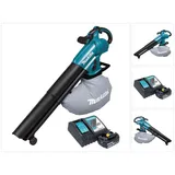 Makita DUB 187 RM Akku Laubbläser und Laubsauger 18 V Brushless + 1x Akku 4,0 Ah + Ladegerät