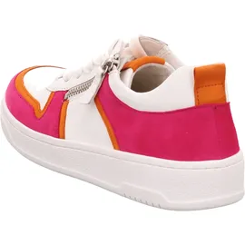 Gabor Sneaker Damen Weite E Orange/Pink/Weiß 38,5