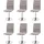 MCW Esszimmerstuhl MCW-C41 Stoff creme-grau 6er Set