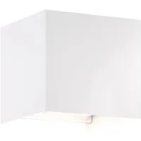 Fischer & Honsel LED-Wandleuchte Wall 2x 3 W Weiß 540 lm Eckig