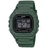 Casio Timeless Collection W-218H-3BVEF Silikon 50 mm