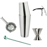 FUCHS ich-zapfe Cocktail Set Edelstahl,