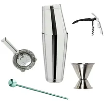 FUCHS ich-zapfe Cocktail Set Edelstahl,