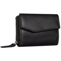 STILORD Geldbörse „Lark“ Damen Vintage Geldbörse Leder mit RFID Schutz schwarz