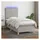 vidaXL Boxspringbett 100 x 200 cm Hellgrau