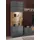 OTTO home Vitrine Toledo 60,5 x 37 x 204 cm Schwarz