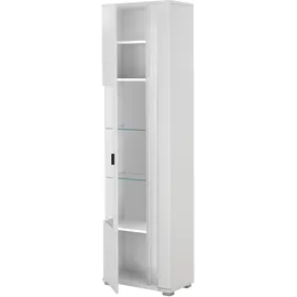 Home Affaire Vitrine LONG ISLAND 55 x 35 x 200 cm Weiß