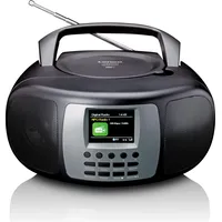 Lenco SCD-860 DAB+ FM, Bluetooth), Radio, Grau, schwarz
