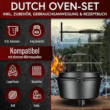 gusskönig Dutch Oven 4.5 l mit Füßen