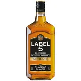 Label 5 Classic Black Blended Scotch 40% vol 0,7 l