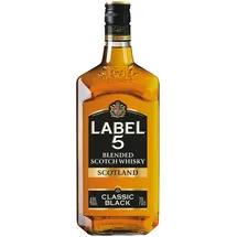 Label 5 Classic Black Blended Scotch 40% vol 0,7 l