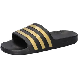 adidas Adilette Aqua Core Black / Gold Metallic / Core Black 47