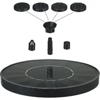 Ulisem Solar-gartenbrunnen, 1,4-w-solar-vogelbad, Ideal Für Zierteiche, Gartenteiche Und Gärten