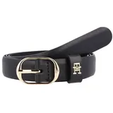 Tommy Hilfiger TH Casual Gürtel Leder black 90 cm