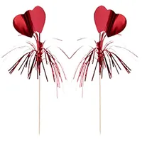 Papstar Deko-Picker 22 cm rot "Amore"