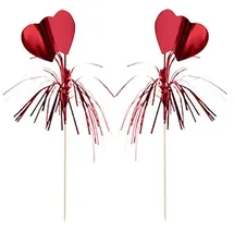 Papstar Deko-Picker 22 cm rot "Amore"