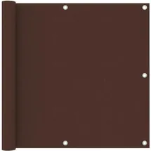 vidaXL Balkon-Sichtschutz 90 x 500 cm braun Oxford-Gewebe