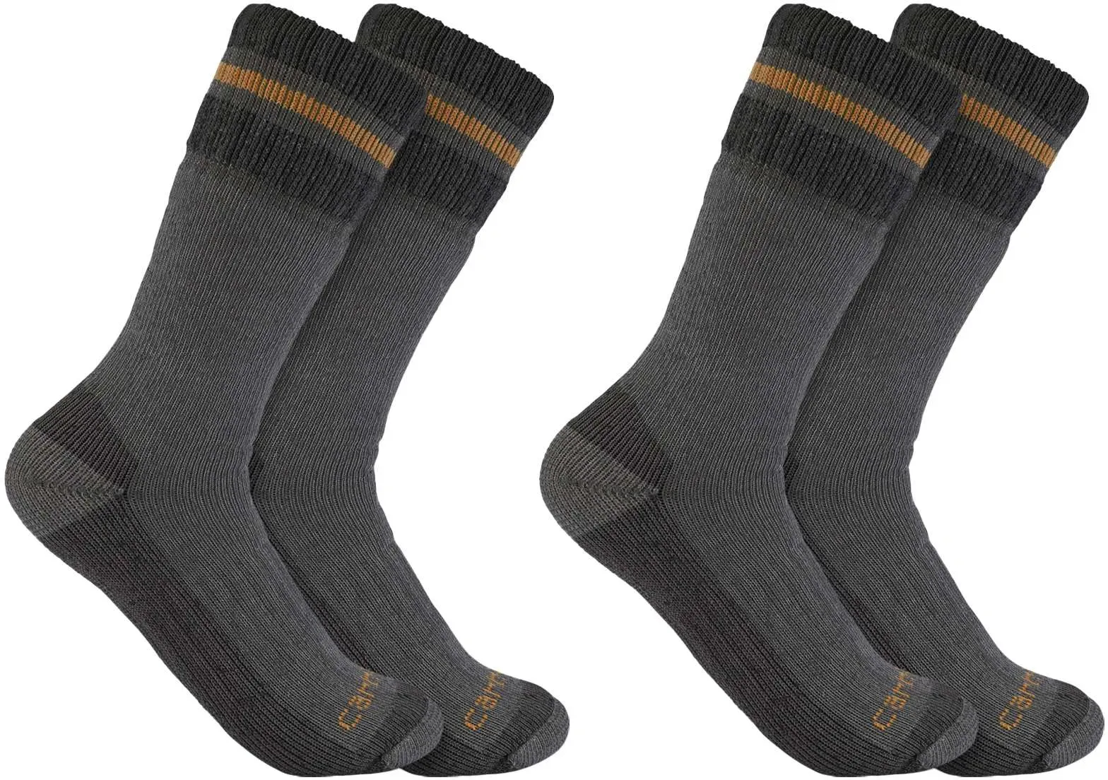 Carhartt SYNTHETIC-WOOL BLEND BOOT SOCK 2 PACK SB7742M - grey - XLG
