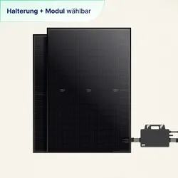 Erweiterungsset 5: 2 Solarmodule +800W-Wechselrichter