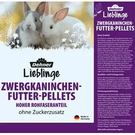 dehner lieblinge Zwergkaninchenfutter-Pellets,