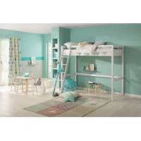 otto home Kinderbett Alpi 90 x 200 cm Kiefer massiv weiß