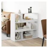 vidaXL Raumteiler Weiß 100x33x94,5 cm Holzwerkstoff