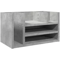 vidaXL Aktenregal 44,5 x 24 x 25 cm Grau