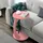 [en.casa] Beistelltisch, Holeby 56 x Ø 38 cm Rosa (38 x 56 cm)