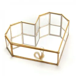 Schmuckschatulle Herz goldfarben - Anderes Metall Amadeus 5x17 cm