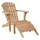 Mr. Deko Adirondack Sessel 2 Stück 59 x 59 x 108 cm beige