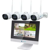 LuVision Dual WLAN Funk Kamera Set Überwachungssystem mit Monitor