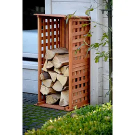 Dobar Kaminholzregal 39 x 85 cm braun