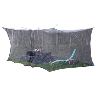 Infactory XXL-Moskitonetz, Innen & Außen, 300 x 500 x 250 cm, 220 Mesh, schwarz